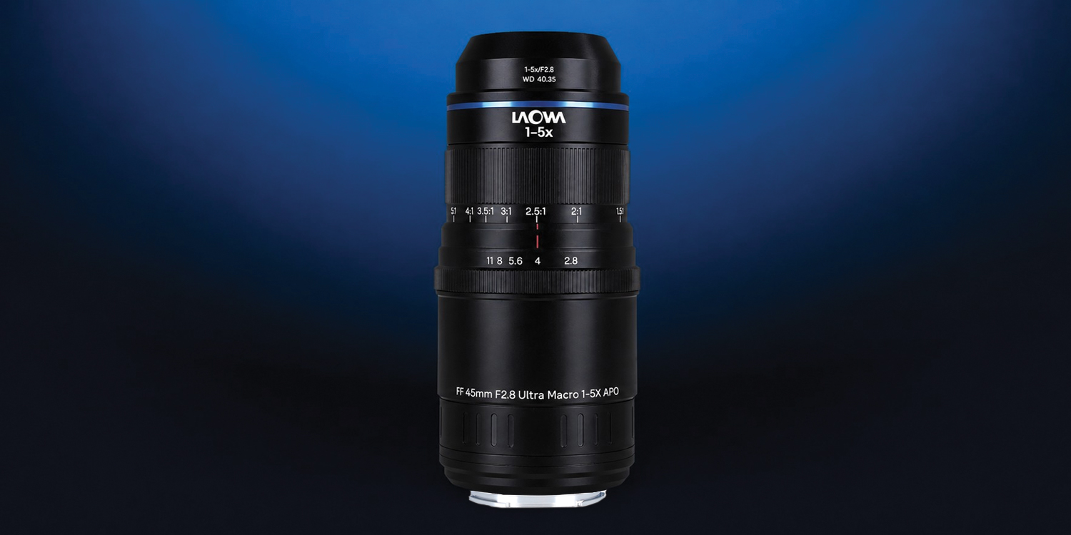 Venus Optics Laowa Aksen 45mm f/2.8 1-5x Ultra Macro APO Lens