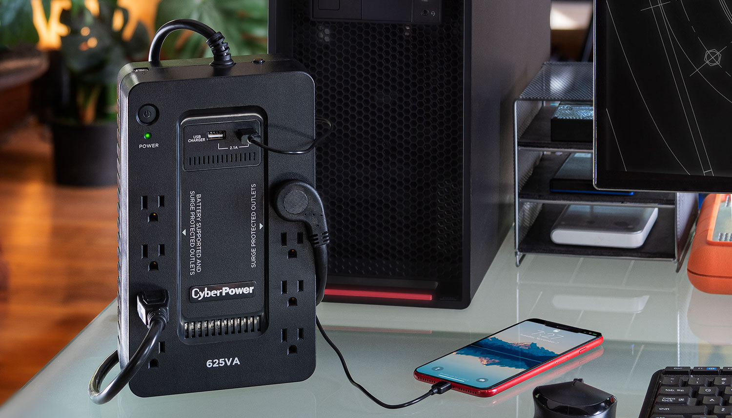 CyberPower ST625U 8-Outlet Standby UPS