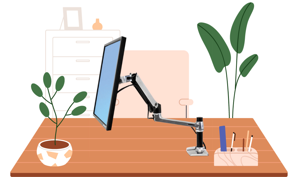 Ergotron LX Desk Mount Monitor Arm
