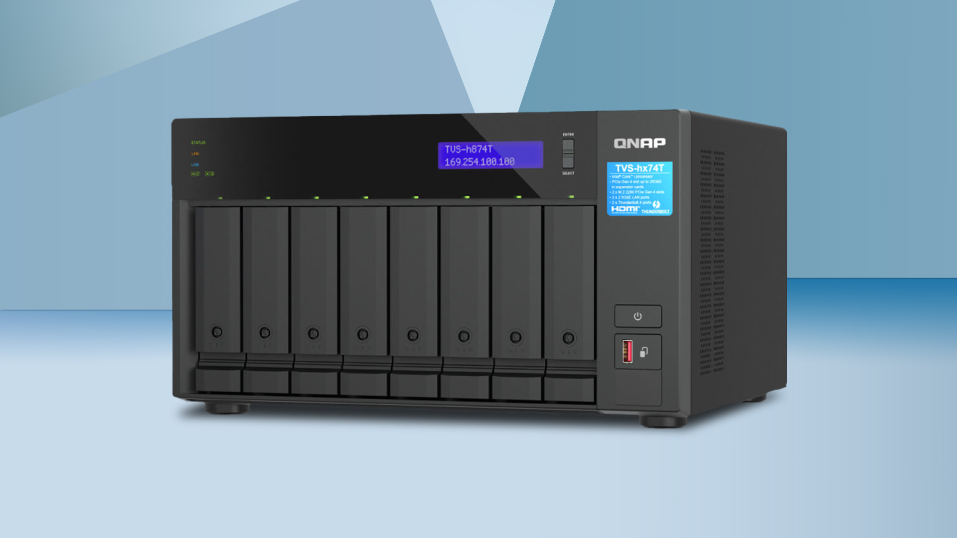 QNAP TVS-h874T 8-Bay NAS Enclosure