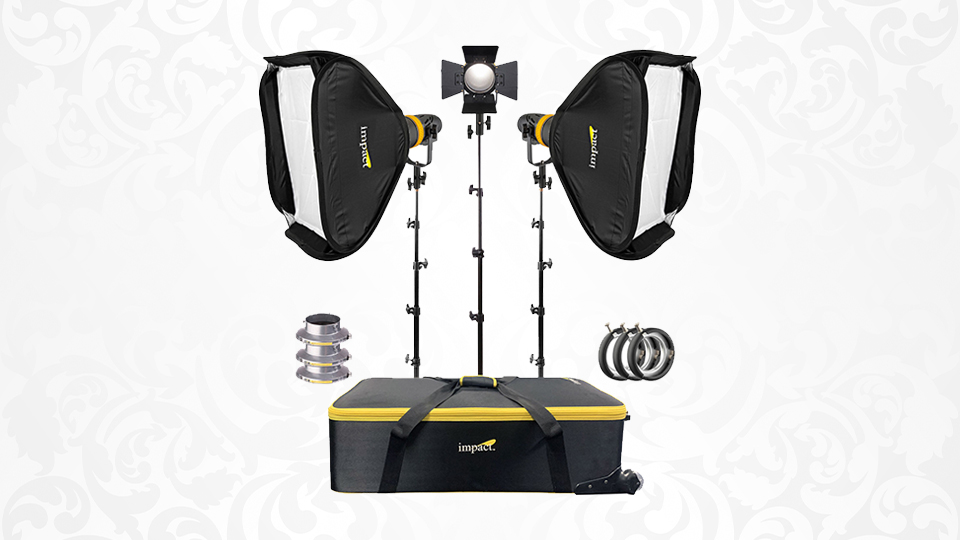 Genaray Torpedo Bi-Color LED 3-Light Deluxe Kit