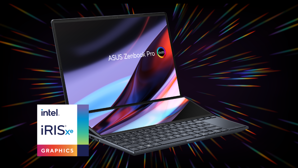 ASUS 14.5" ZenBook Pro 14 Duo with Integrated Intel® Iris™ Xe Graphics