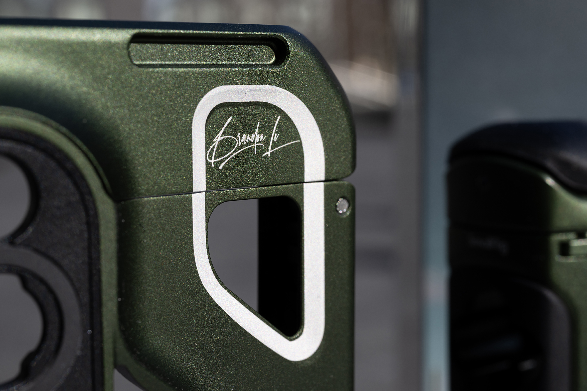 Green Color and Brandon Li Signature Detail on Special Edition Cage