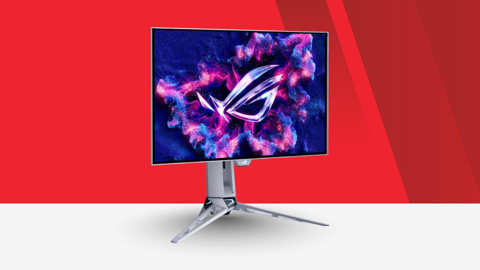 ASUS Republic of Gamers Swift OLED PG27AQWP-W 26.5" Dual Mode Gaming Monitor