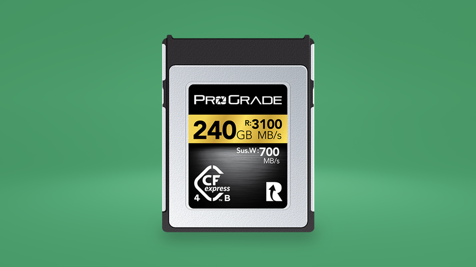 ProGrade Digital 240GB CFexpress 4.0 Type B Gold Memory Card