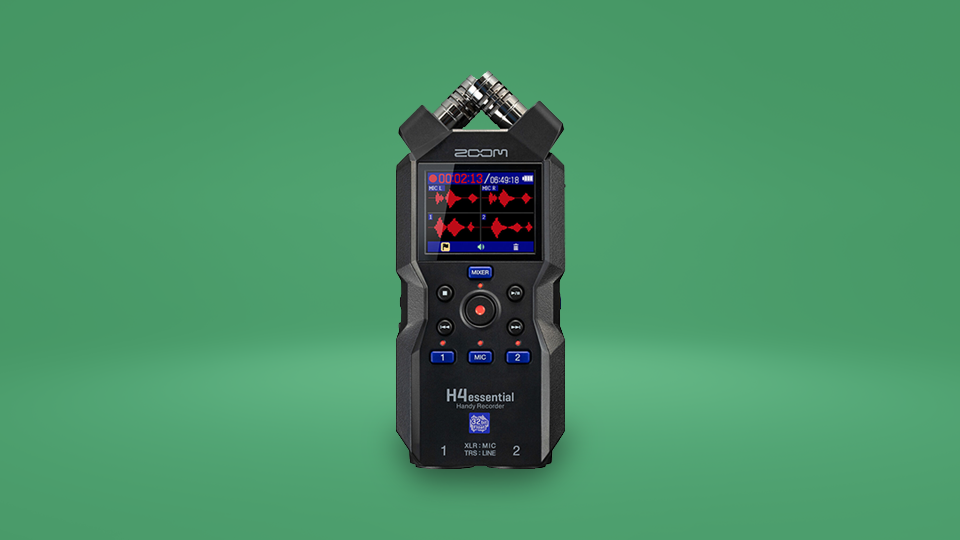 Zoom H4essential 4-Track 32-Bit Float Portable Audio Recorder