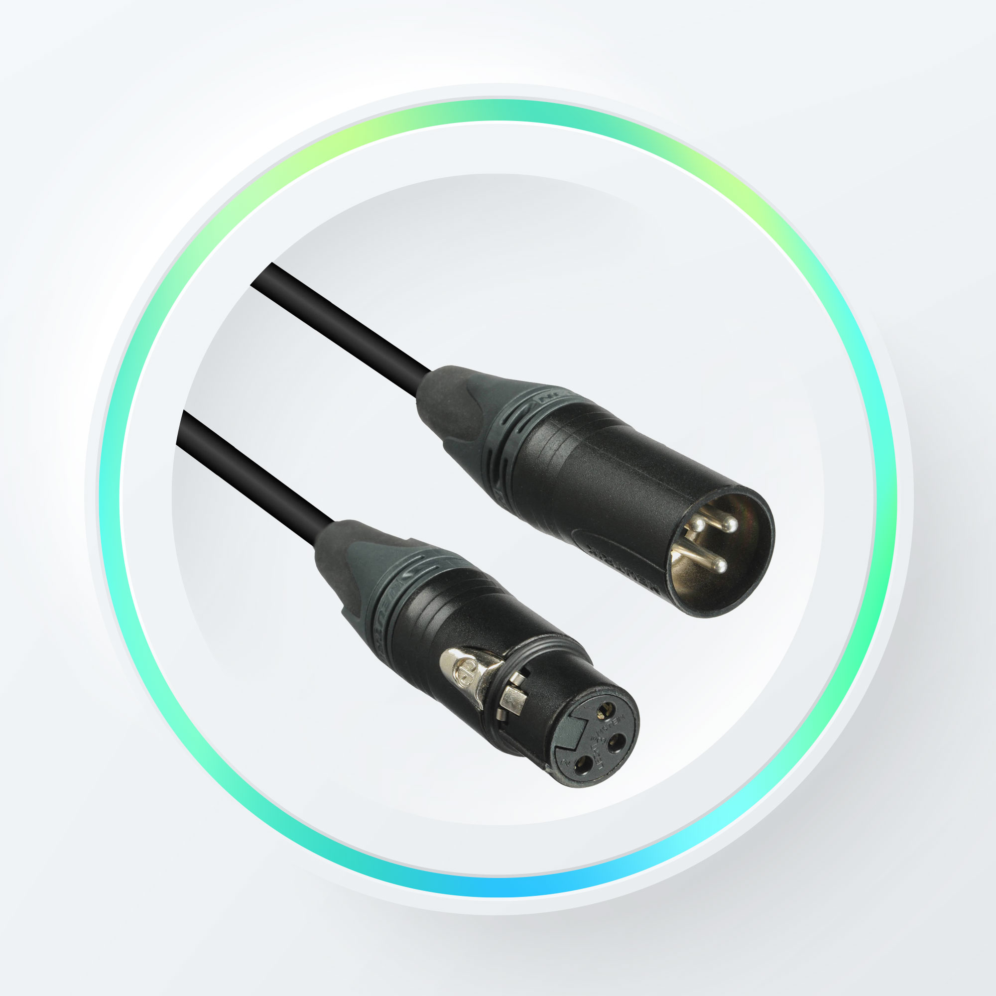 Kopul Premium Performance 3000 Series Neutrik XLR Male to XLR Female Microphone Cable