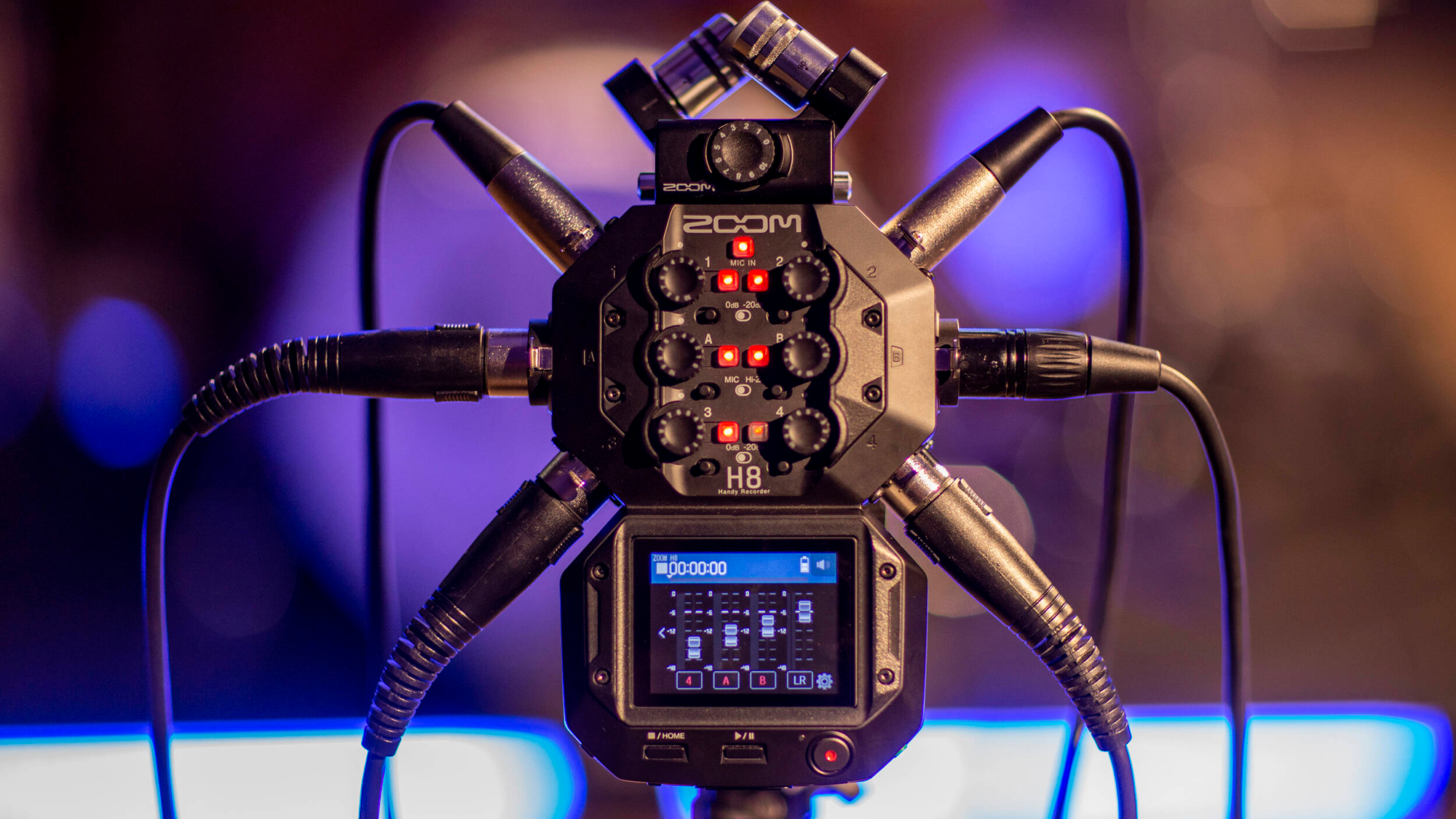 Zoom H8 8-Input / 12-Track Portable Handy Recorder