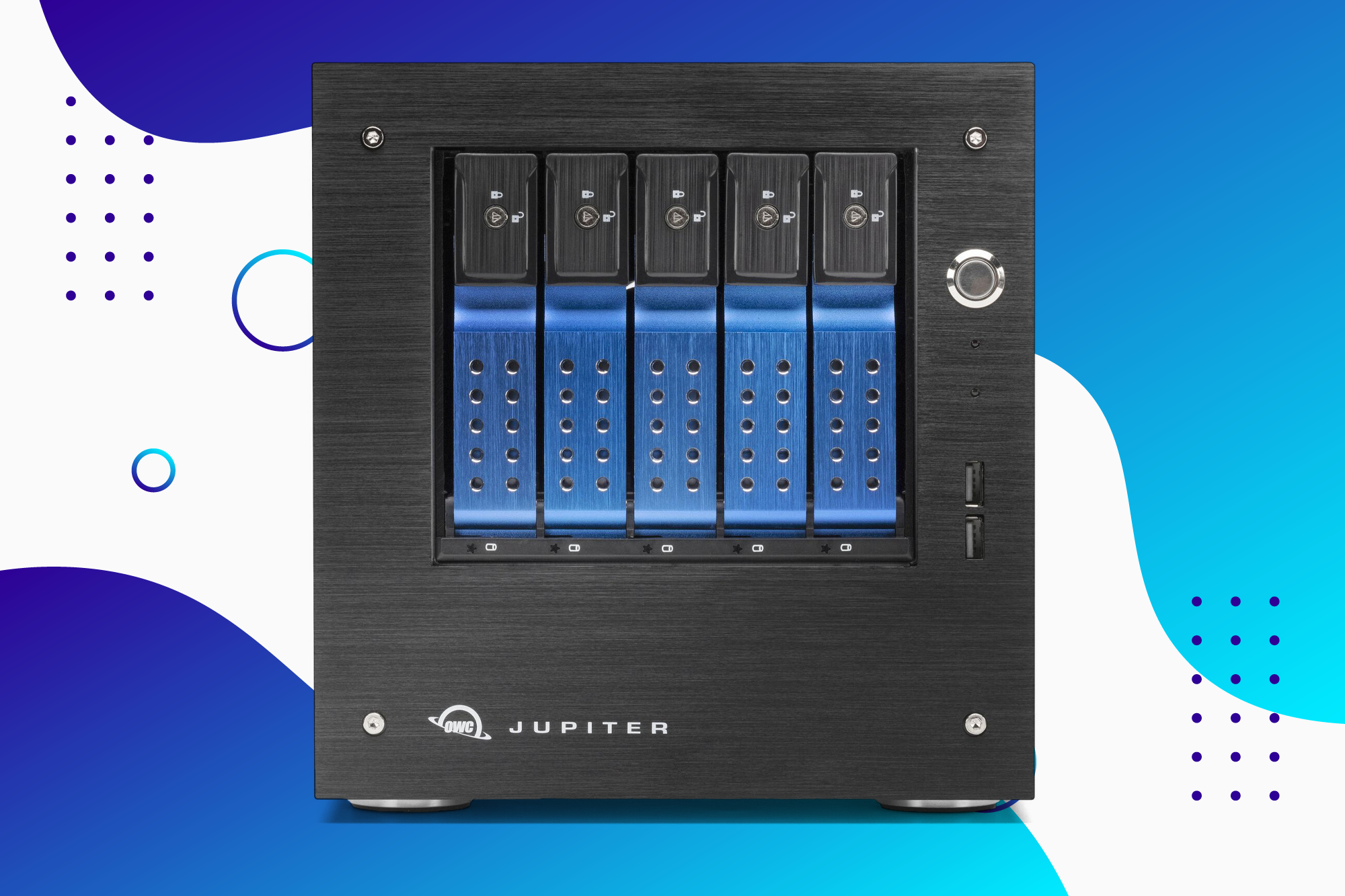 OWC Jupiter Mini 100TB 5-Bay NAS Server