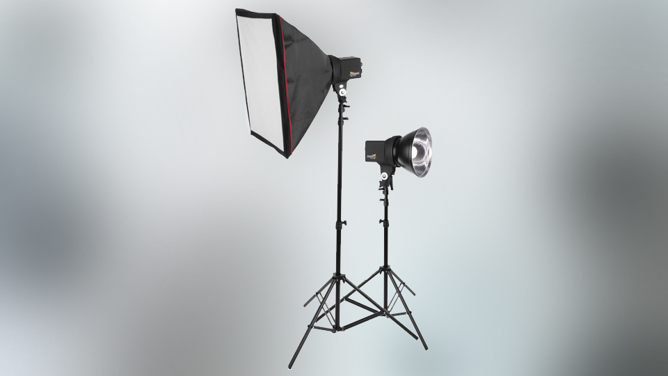 Impact EX-100A 2-Monolight Kit with Softboxes and Stands