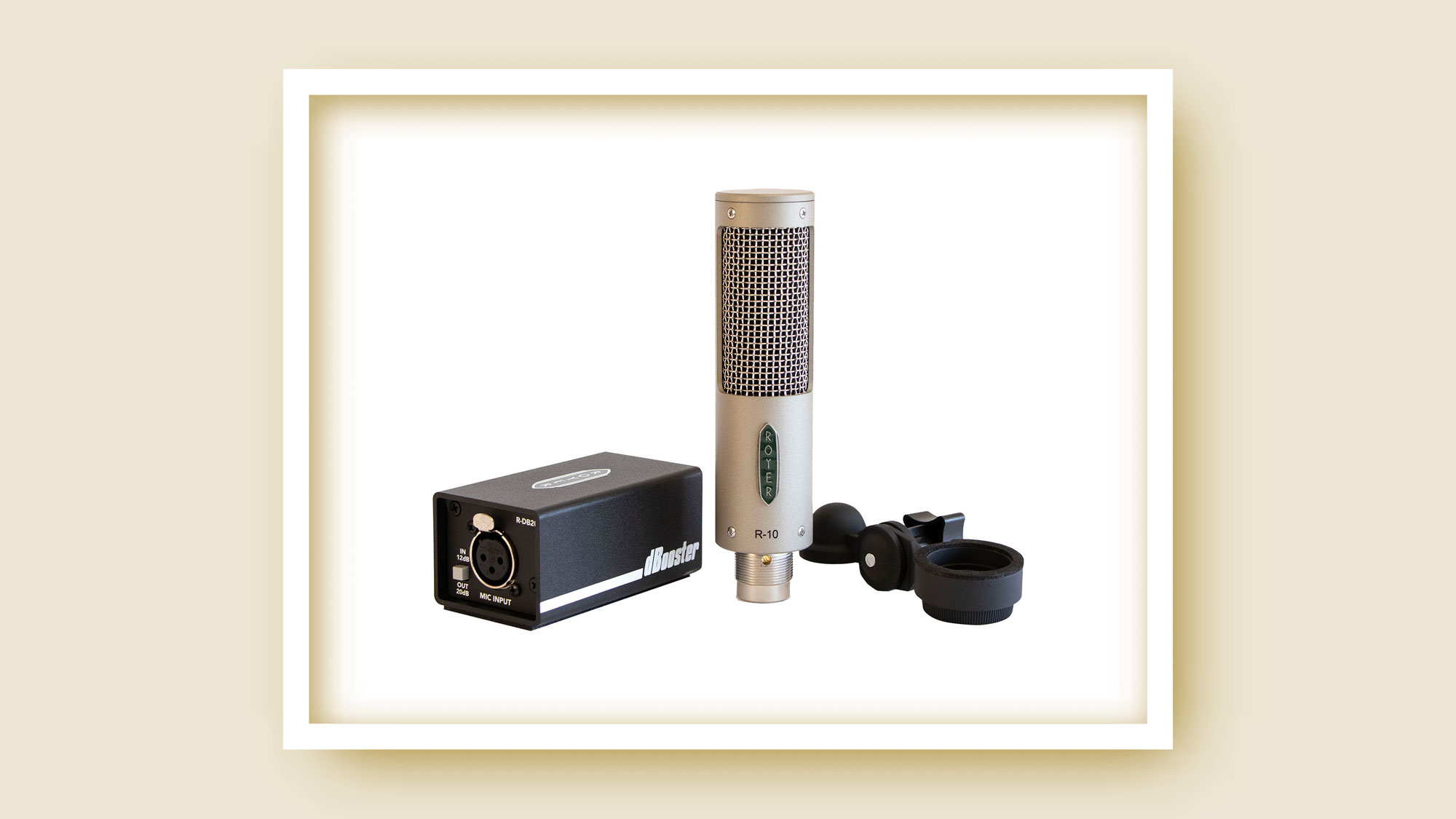 Royer Labs R-10 Ribbon Microphone with dBooster Bundle Royer Labs R-10 Ribbon Microphone with dBooster Bundle