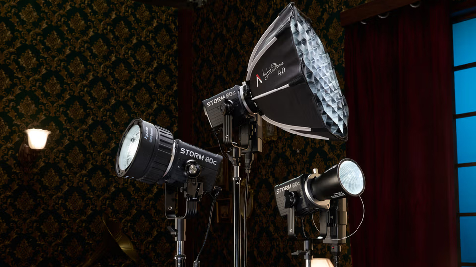 Aputure Storm 80c LED Monolight 3-Light Kit