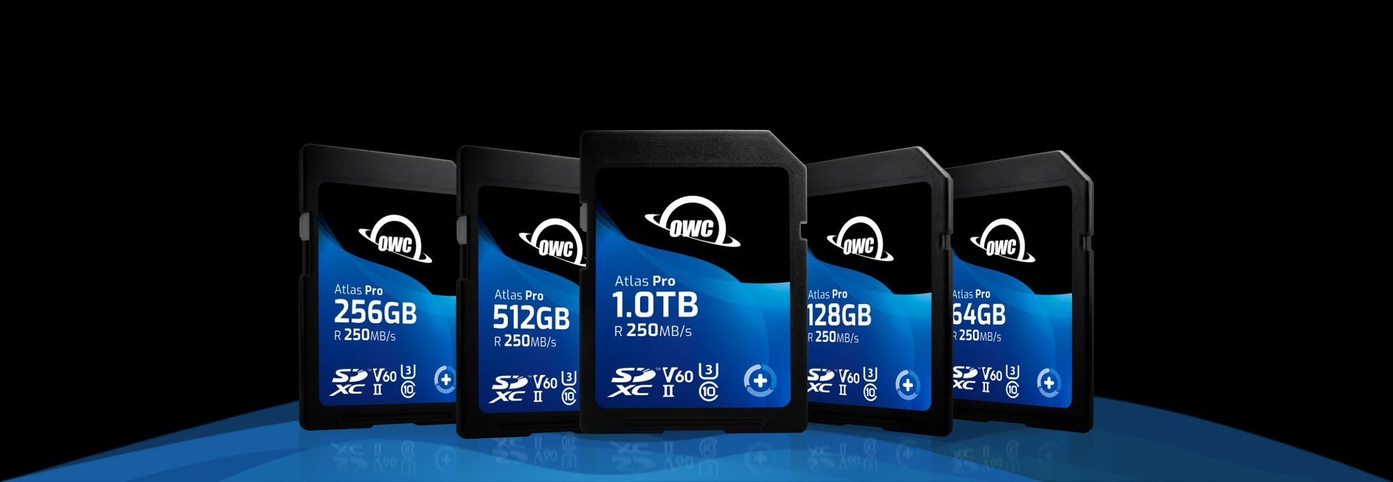 OWC Atlas Pro UHS-II SDXC Memory Cards