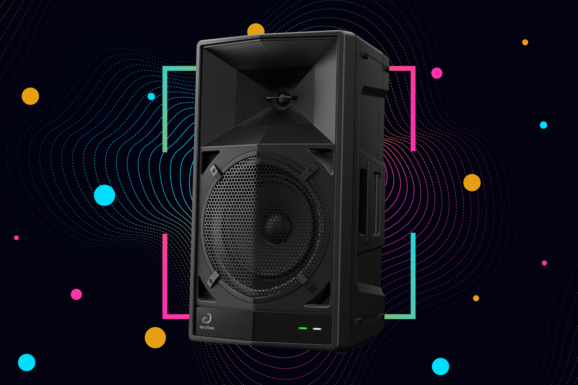 AlphaTheta WAVE-EIGHT Portable 8" DJ Speaker with SonicLink Technology