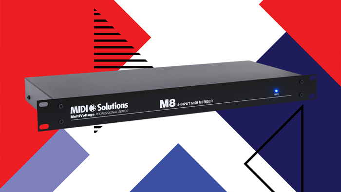 MIDI Solutions MultiVoltage M8 8x2 Active MIDI Merger