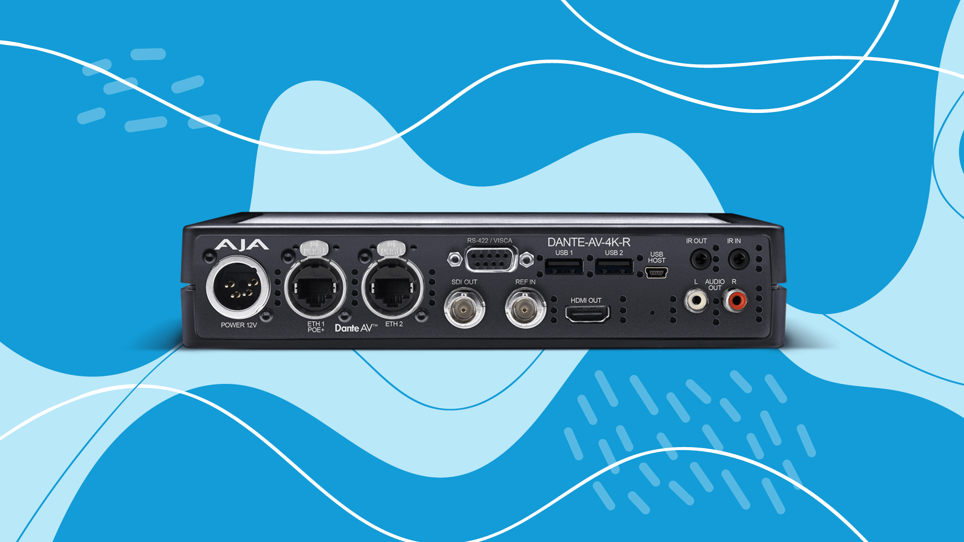 AJA Dante AV 12G-SDI/HDMI 4K Receiver