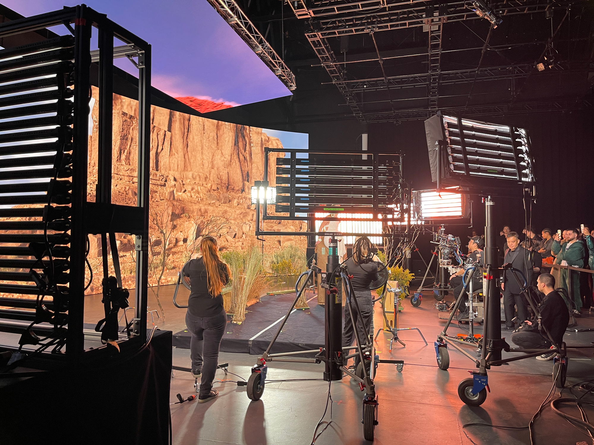 Augmenting ambient light with LED fixtures