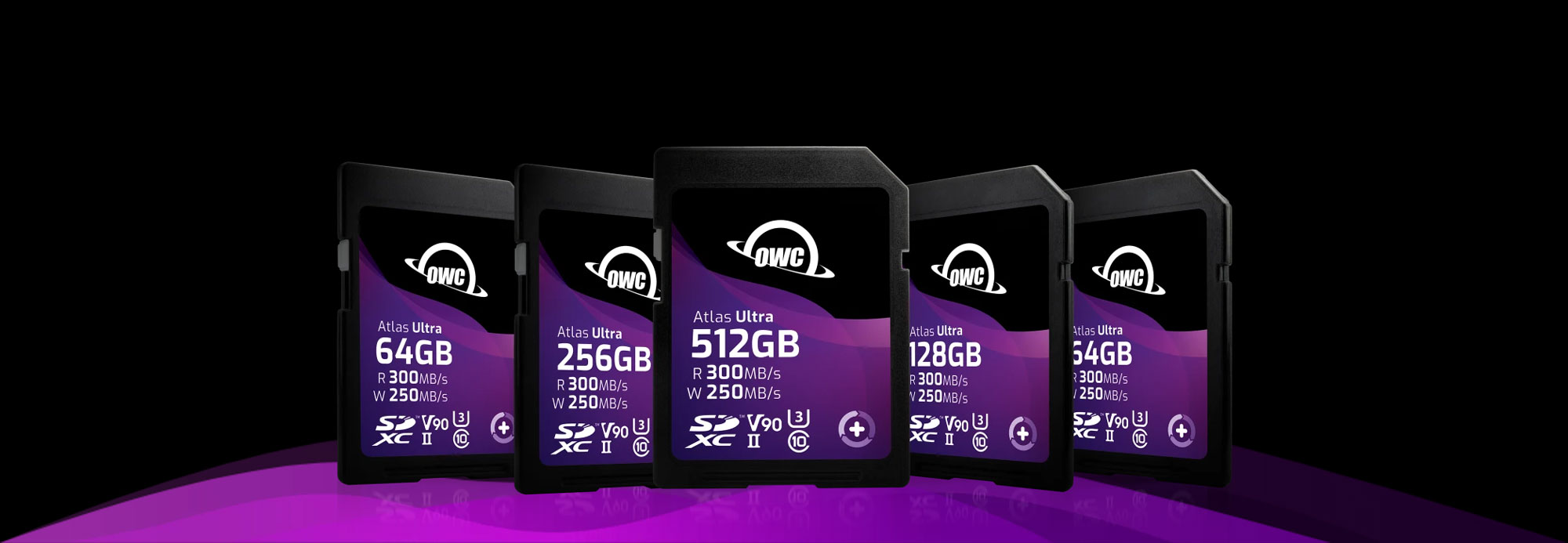 OWC Atlas Ultra UHS-II SDXC Memory Cards