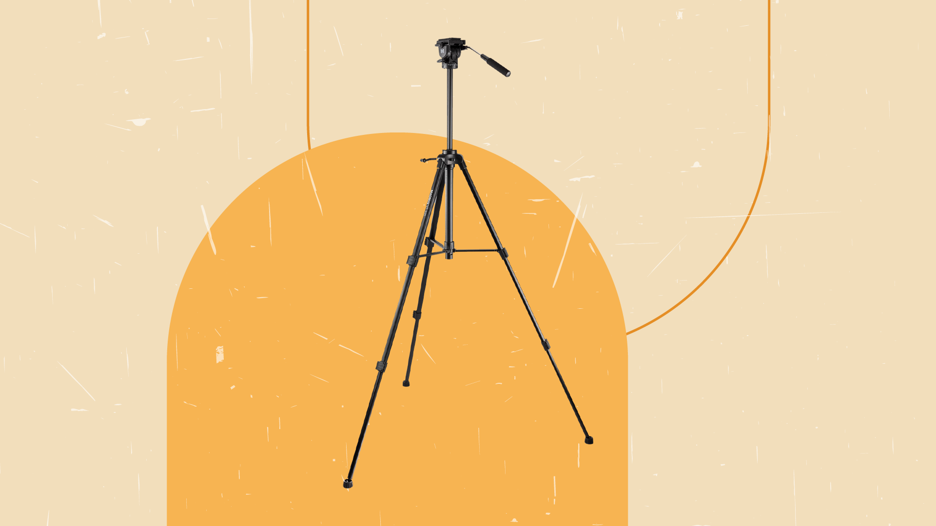 Magnus VT-300 Video Tripod with Fluid Head