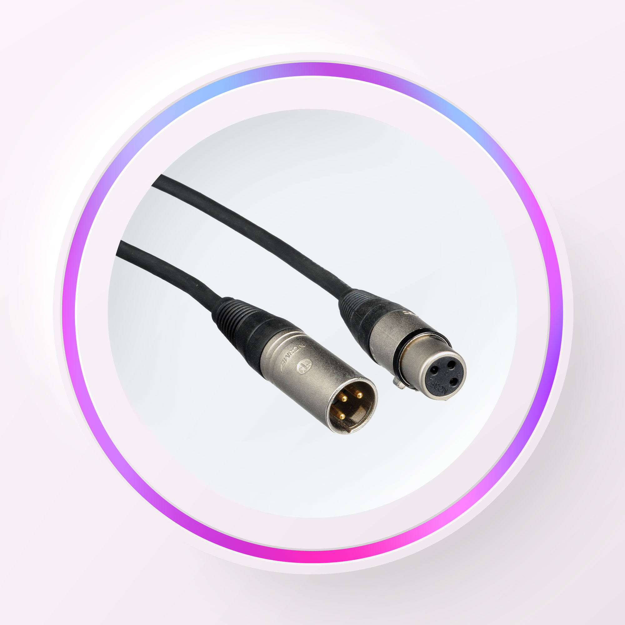 Pro Co Sound MasterMike XLR Male to XLR Female Cable - 10'
