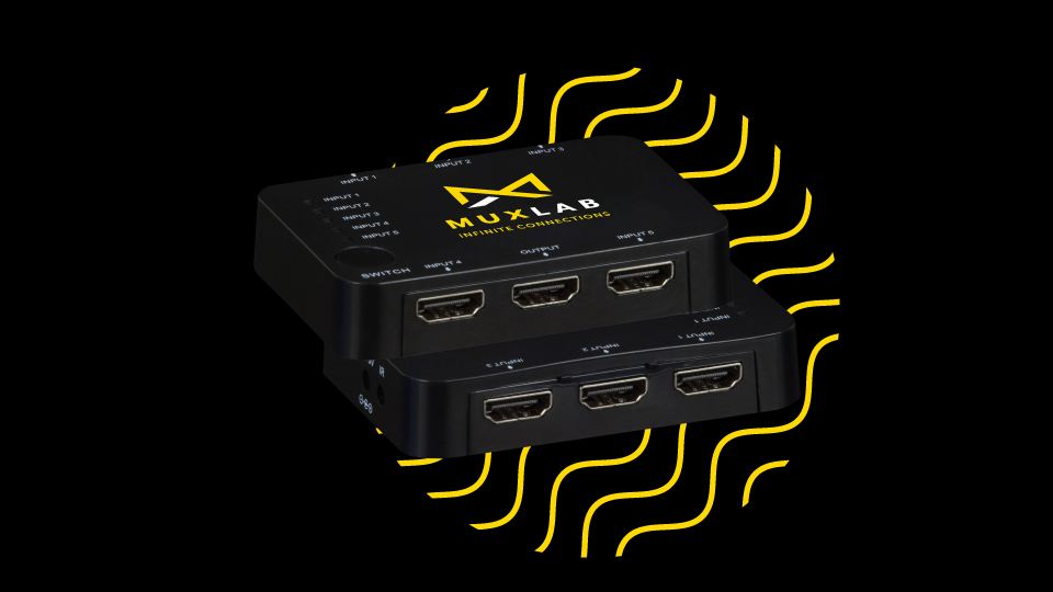 MuxLab 5x1 HDMI Switcher with 4K Support MuxLab 5x1 HDMI Switcher with 4K Support
