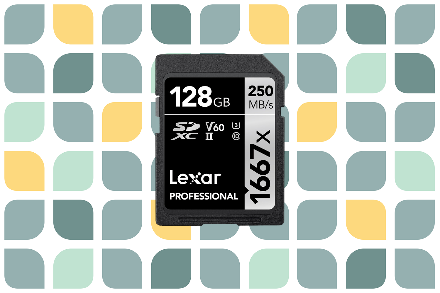 Lexar 128GB Professional 1667x UHS-II SDXC Memory Card