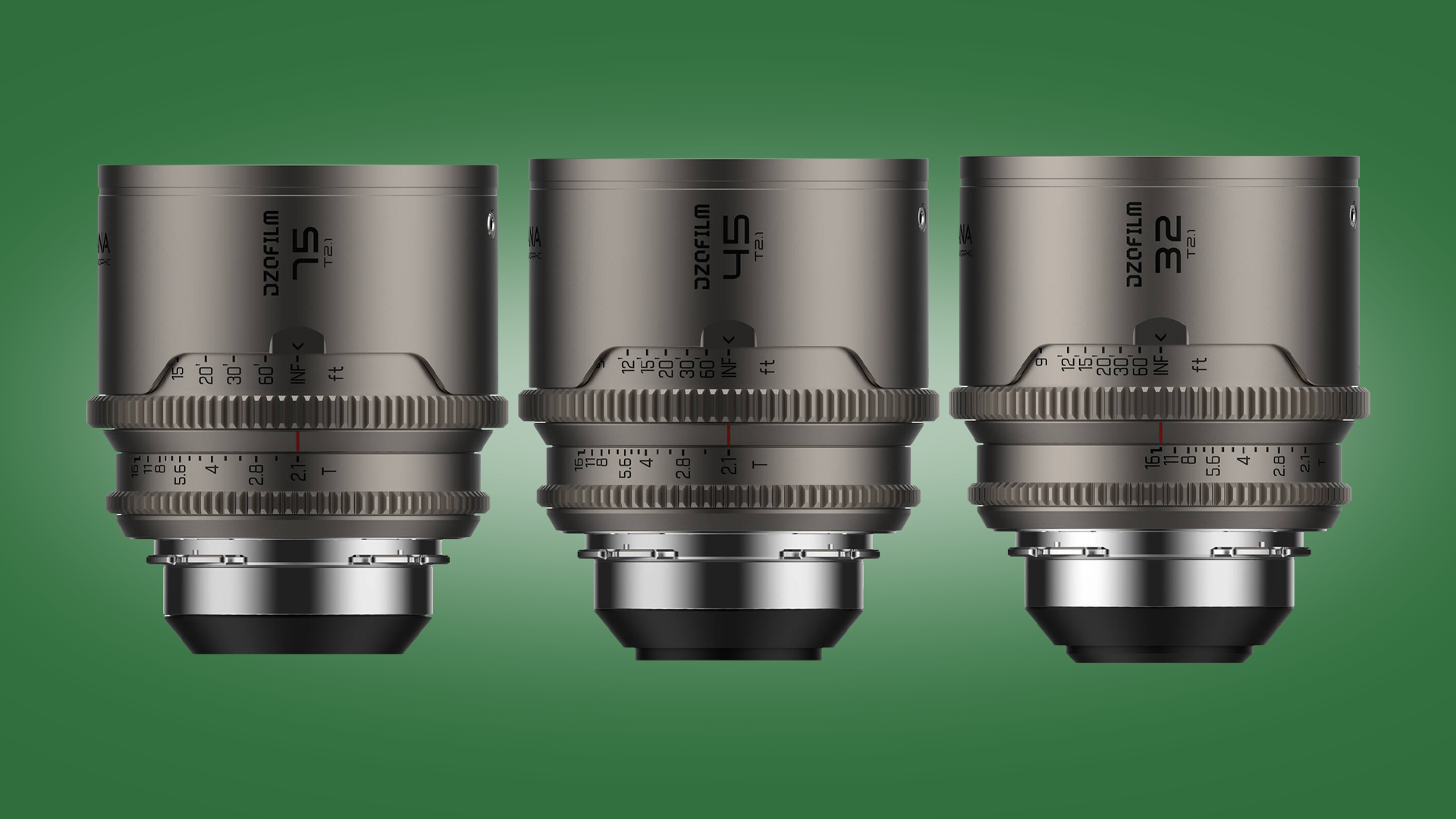 DZOFilm Arcana Anamorphic Prime 3-Lens Kit