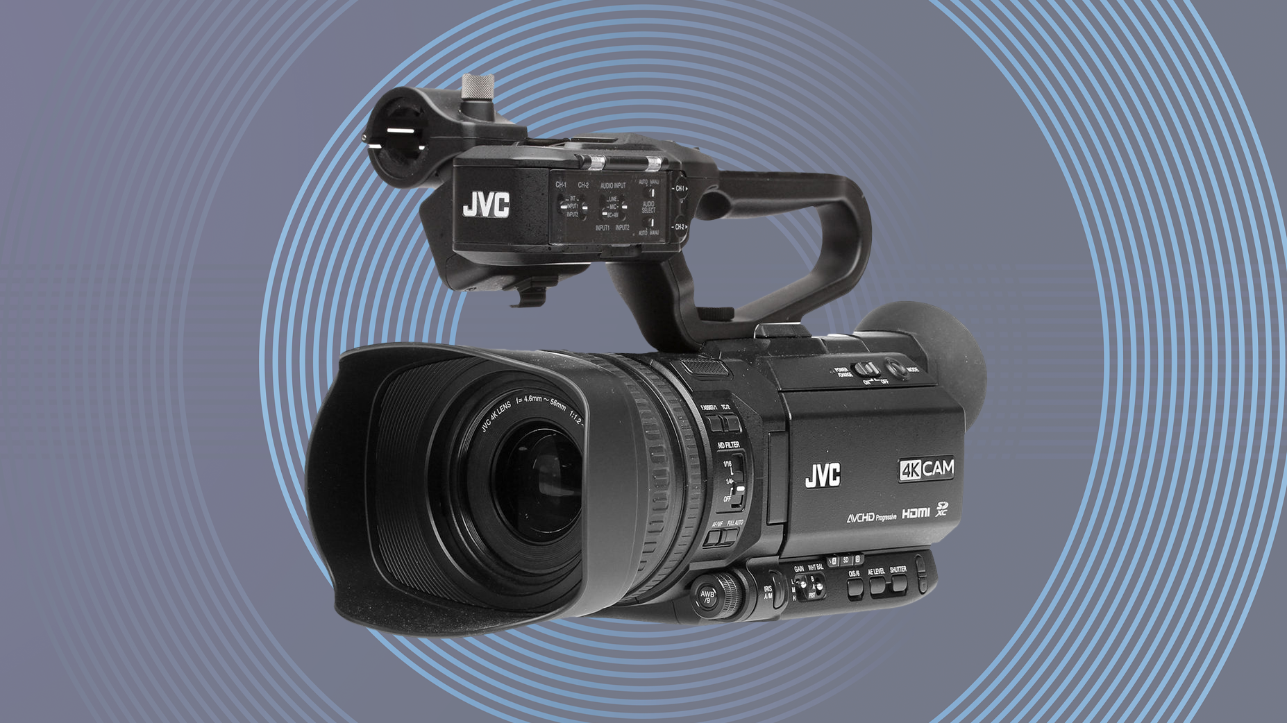 JVC GY-HM180 Ultra HD 4K Camcorder with HD-SDI