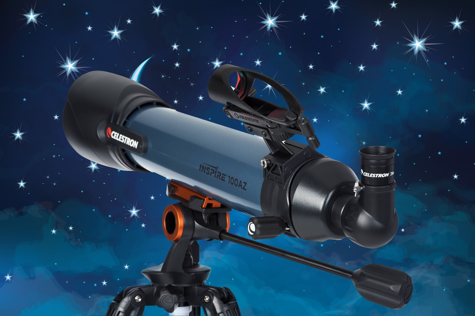 Celestron Inspire 100AZ 100mm f/6.6 Alt-Az Refractor Telescope