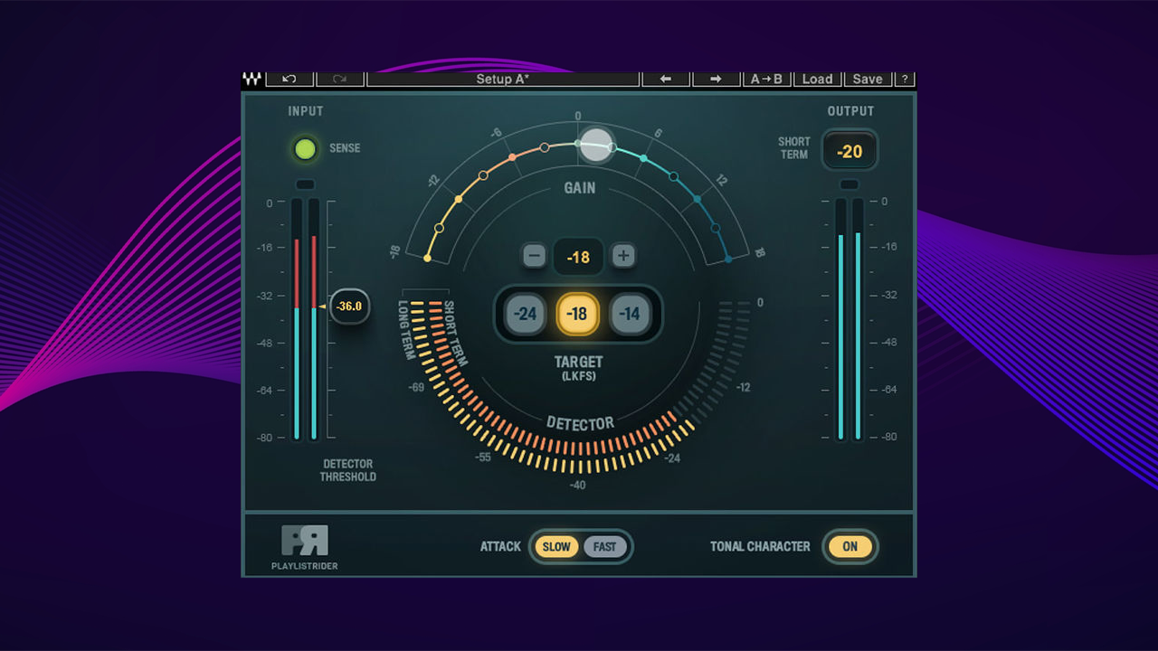 Waves Playlist Rider Podcasting Auto-Leveling Plug-In