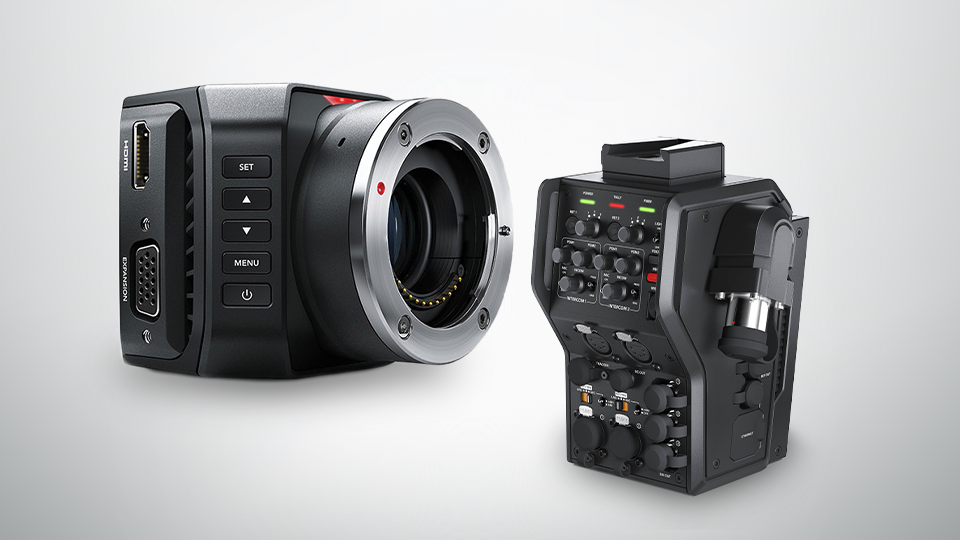 Blackmagic Design Micro Studio Camera 4K and Camera Fiber Converter
