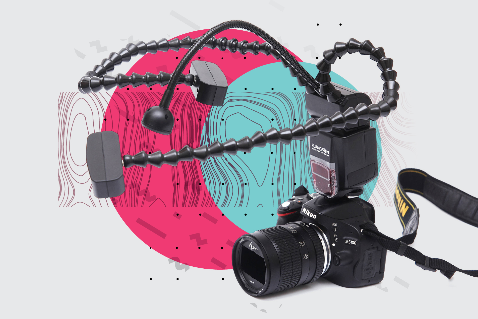 Venus Optics KX-800 Flexible Macro Twin Flash