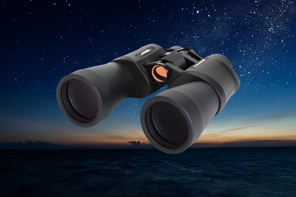 Adding more light at stability-friendly magnifications, 8x56 binoculars are good for low-light nighttime viewing.