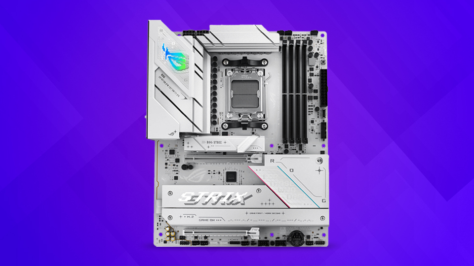 ASUS Republic of Gamers STRIX B850 A Gaming WIFI AM5 ATX Motherboard White