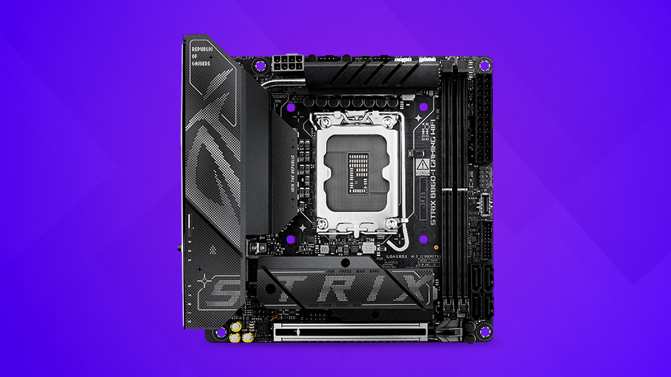 ASUS Republic of Gamers STRIX B860 I Gaming WIFI LGA 1851 Mini ITX Motherboard