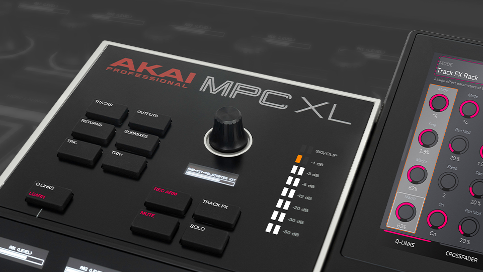 Akai Professional MPC XL Close Up Akai Professional MPC XL Close Up