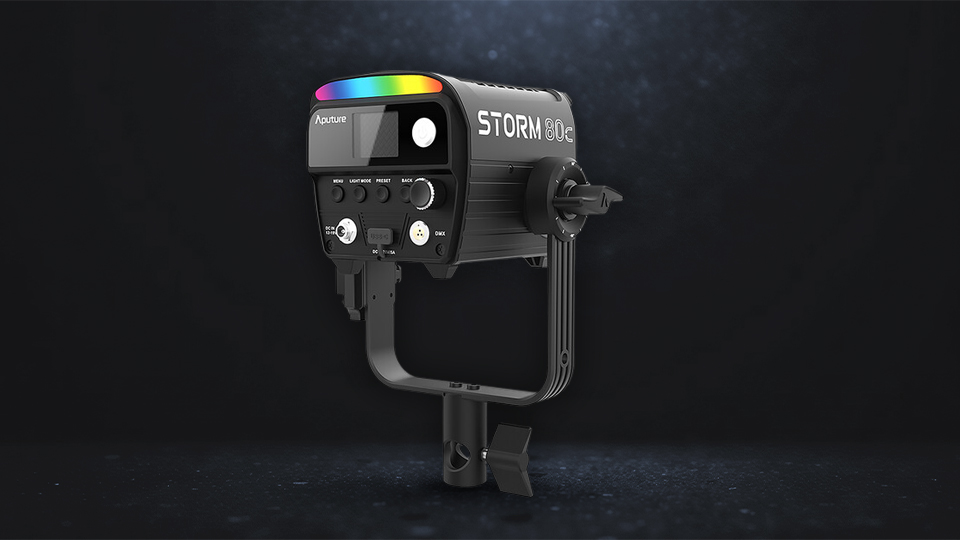 Aputure STORM 80c BLAIR LED Monolight Back
