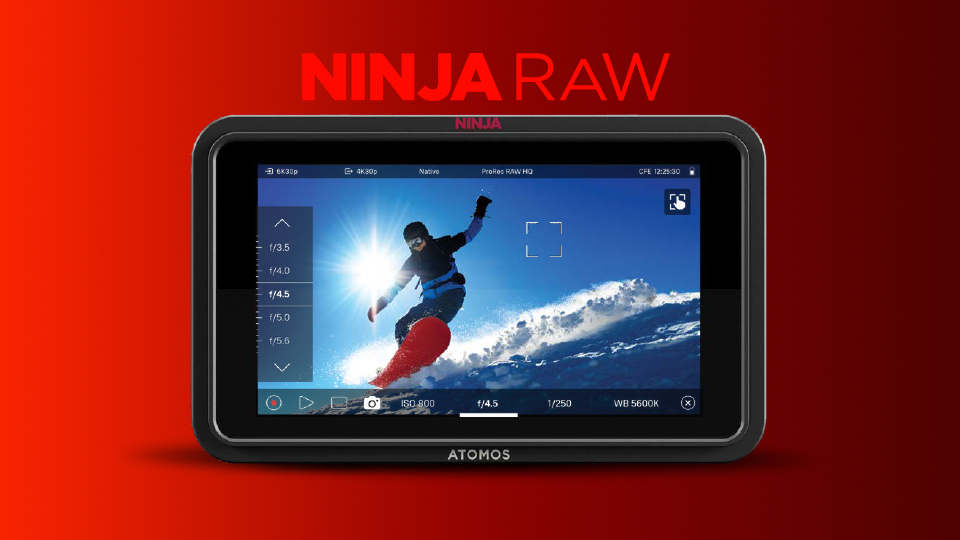 Atomos Ninja RAW 5.2 inch monitor recorder