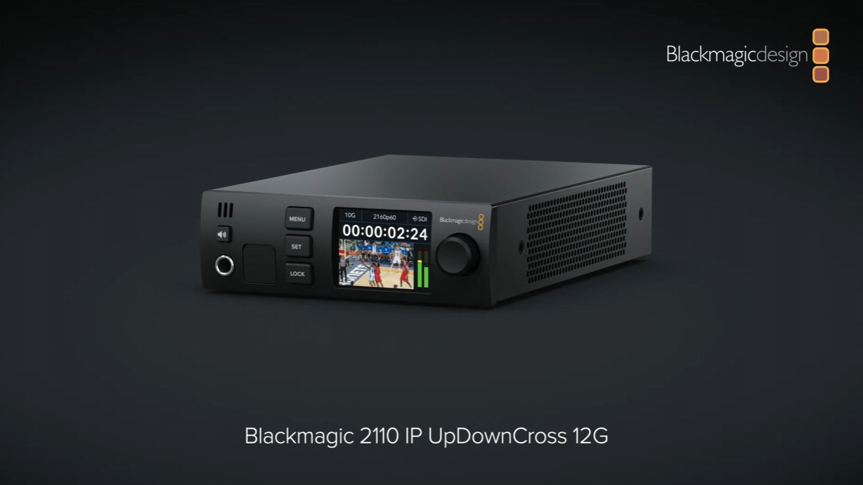 Blackmagic 2110 IP UpDownCross 12G