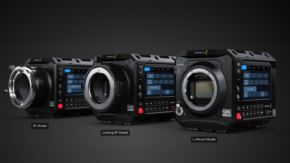Blackmagic Design PYXIS 12K mounts