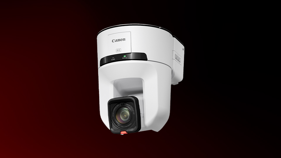 Canon CR N350 4K60p PTZ Camera with 20x Zoom White