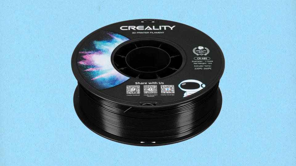 ABS materials like this 1.75mm CR-ABS filament from Creality are perfect for printing functional prototypes.