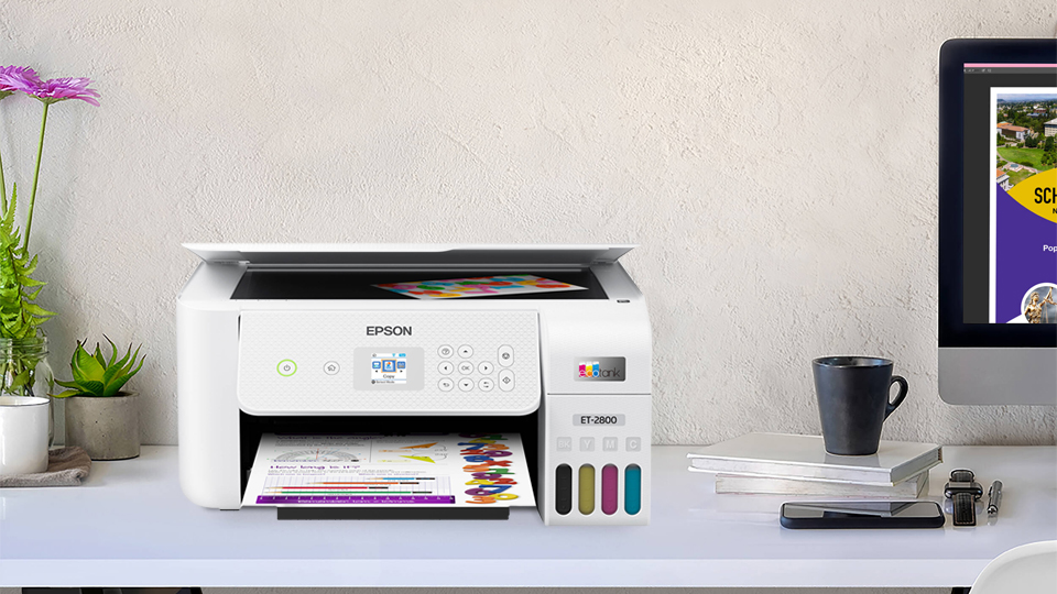 Epson EcoTank ET-2800 Wireless Color All-in-One Cartridge-Free Supertank Printer