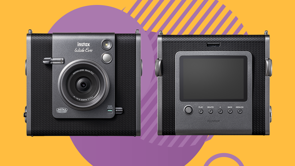 FUJIFILM INSTAX WIDE EVO front and back FUJIFILM INSTAX WIDE EVO front and back