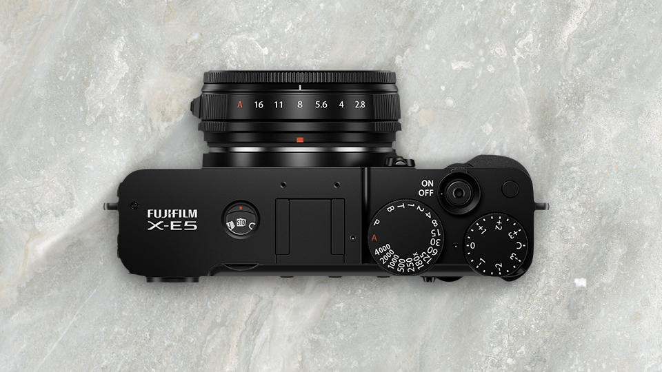 FUJIFILM X-E5 With XF 23mm F2.8 Lens Above