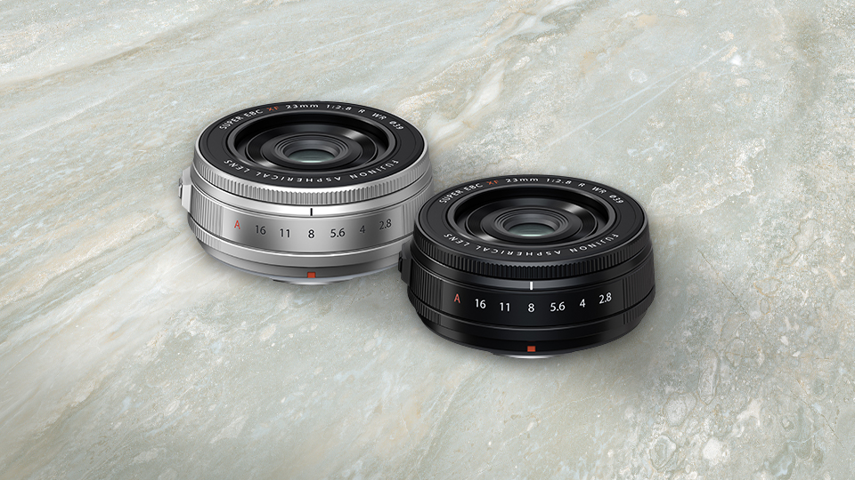 FUJIFILM XF 23mm F2.8 Lens Silver And Black