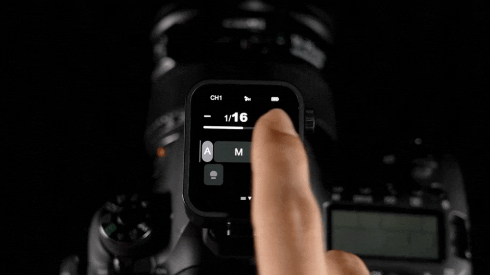 Touchscreen control over the Godox Xnano Trigger
