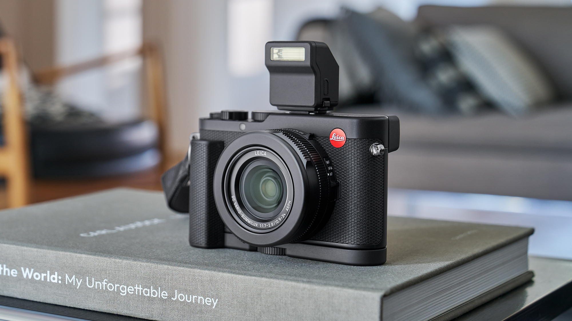 The included flash unit further extends the camera’s low-light capabilities.