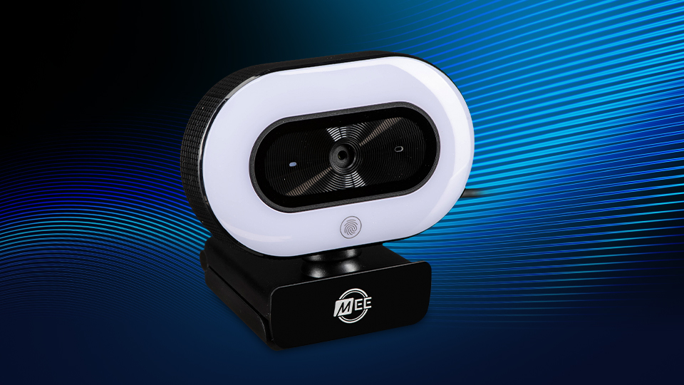MEE audio CL8A 1080p Live Webcam with LED Ring Light