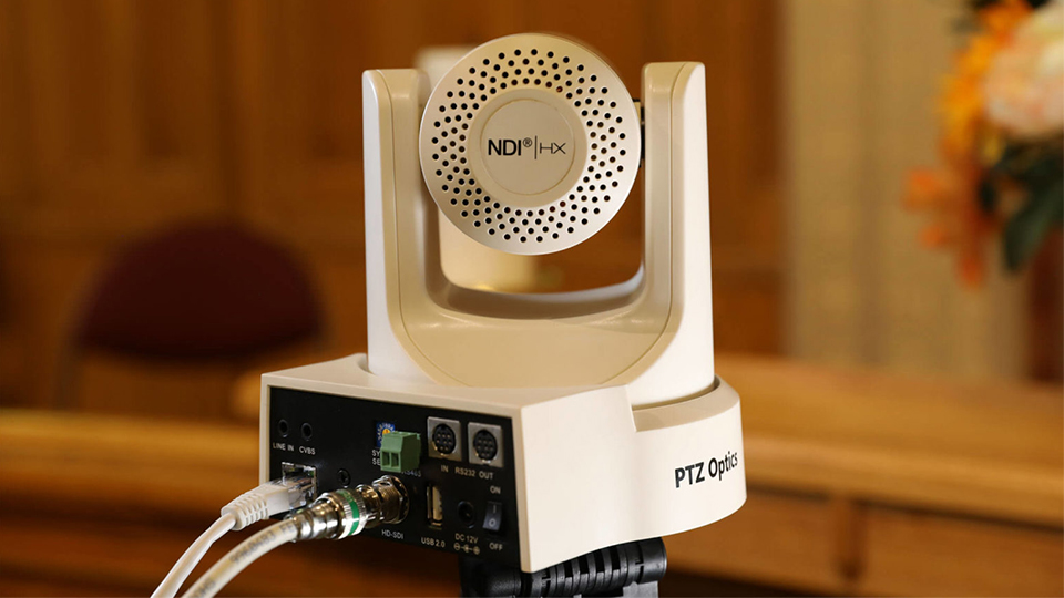 PTZOptics NDI PTZ camera